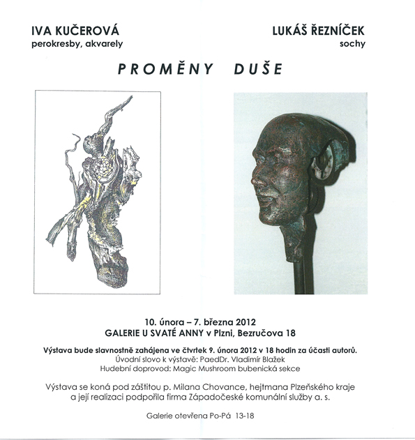 Proměny duše, Galerie u svaté Anny v Plzni 2012